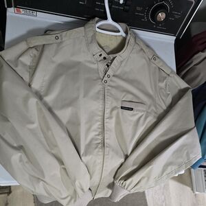 Members Only Beige Windbreaker